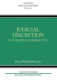 bokomslag Judicial Discretion in European Perspective