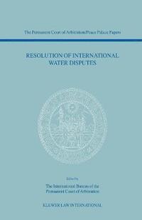 bokomslag Resolution of International Water Disputes