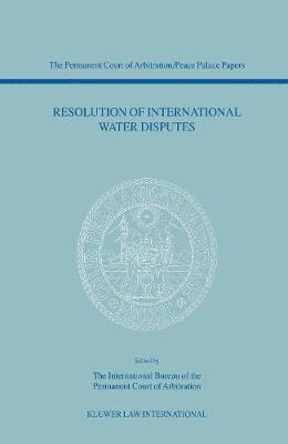 Resolution of International Water Disputes