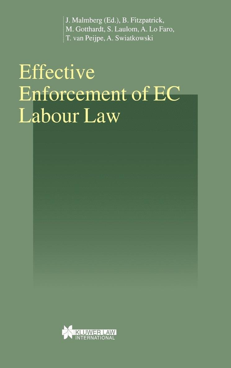 Effective Enforcement of EC Labour Law 1