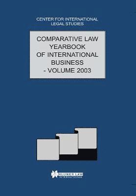 bokomslag Comparative Law Yearbook of International Business
