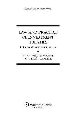Law and Practice of Investment Treaties
