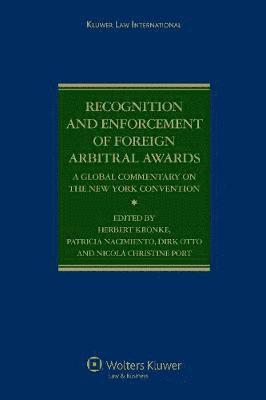 bokomslag Recognition and Enforcement of Foreign Arbitral Awards