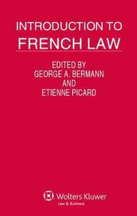 bokomslag Introduction to French Law