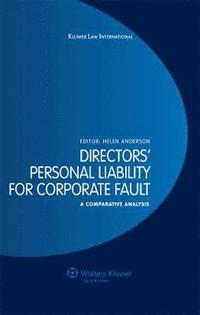 bokomslag Directors' Personal Liability for Corporate Fault
