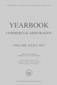 bokomslag Yearbook Commercial Arbitration Volume XXXII - 2007
