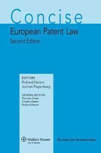 bokomslag Concise European Patent Law