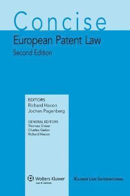 Concise European Patent Law 1