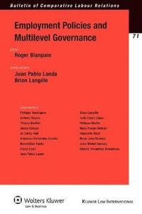 bokomslag Employment Policies and Multilevel Governance