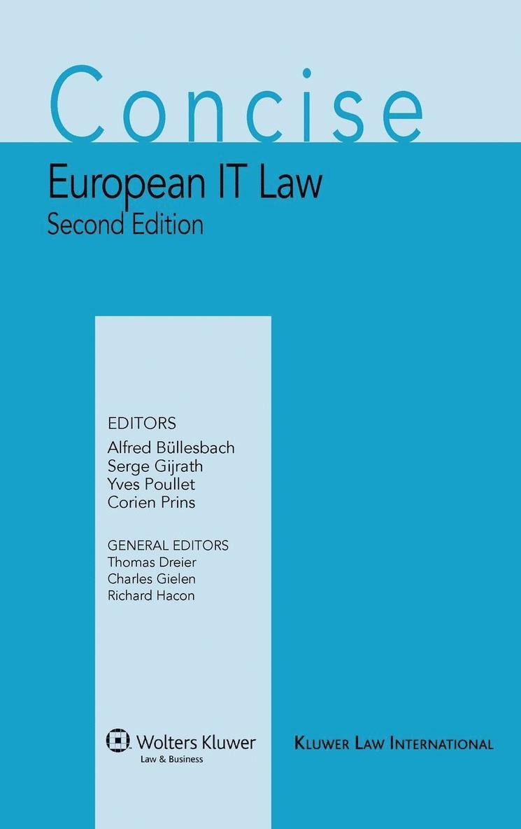 Concise European IT Law: Second Edition