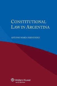 bokomslag Constitutional Law in Argentina