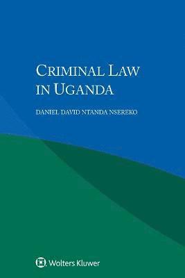bokomslag Criminal Law in Uganda