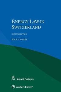 bokomslag Energy Law in Switzerland