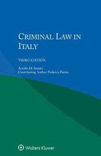 bokomslag Criminal Law in Italy