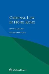 bokomslag Criminal Law in Hong Kong