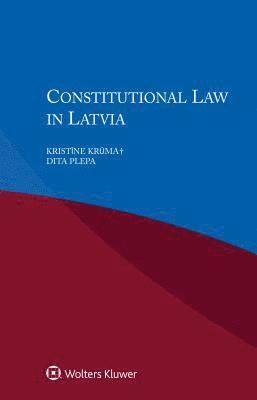 bokomslag Constitutional Law in Latvia