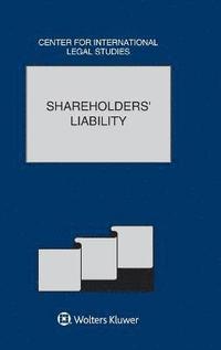 bokomslag Shareholders' Liability: The Comparative Law Yearbook of International Business Special Issue, 2017