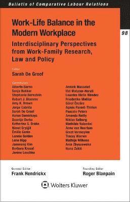 Sarah De Groof, Frank Hendrickx, Sarah de Groof - Work-Life Balance in the Modern Workplace, Inbunden