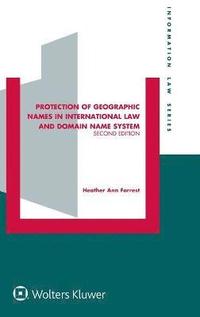 bokomslag Protection of Geographic Names in International Law and Domain Name System