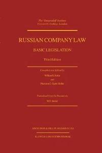 bokomslag Russian Company Law