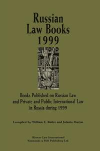 bokomslag Russian Law Books 1999