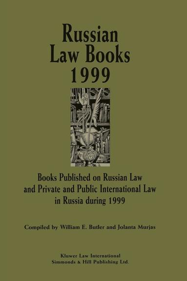 bokomslag Russian Law Books 1999