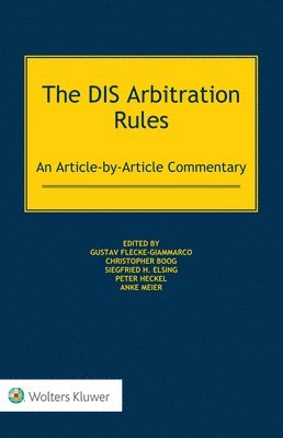 The DIS Arbitration Rules 1