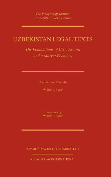 bokomslag Uzbekistan Legal Texts