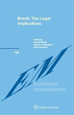 bokomslag Brexit: The Legal Implications