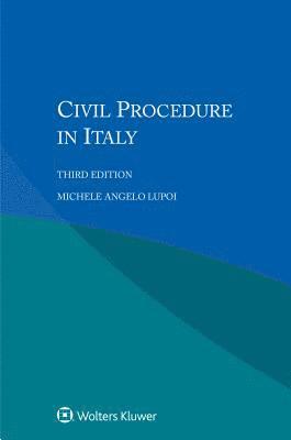 Michele Angelo Lupoi - Civil Procedure in Italy, Häftad