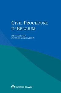 bokomslag Civil Procedure in Belgium