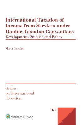 International Taxation of Income from Services under Double Taxation Conventions 1