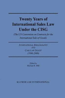 Twenty Years of International Sales Law Under the CISG (The UN Convention on Contracts for the International Sale of Goods) 1