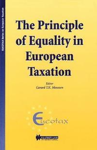 bokomslag Principle of Equality in European Taxation