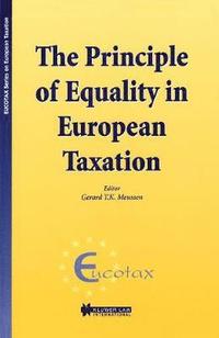 bokomslag The Principle of Equality in European Taxation
