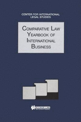 bokomslag Comparative Law Yearbook of International Business