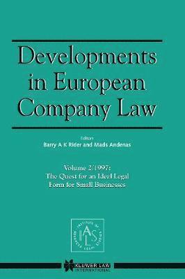 Developments in European Company Law 1