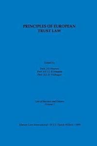 bokomslag Principles of European Trust Law