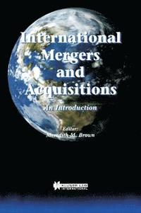 bokomslag International Mergers and Acquisitions