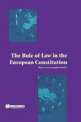 bokomslag Rule of Law in the European Constitution