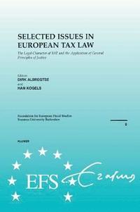 bokomslag Selected Issues in European Tax Law