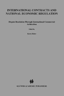 bokomslag International Contracts and National Economic Regulation