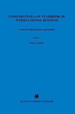 bokomslag Comparative Law Yearbook of International Business