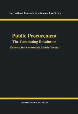 Sue Arrowsmith, Sue Arrowsmith, Martin Trybus - Public Procurement, Inbunden