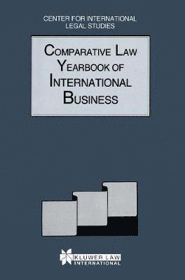 bokomslag Comparative Law Yearbook of International Business