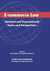 bokomslag E-Commerce Law