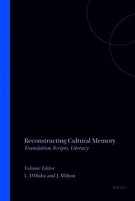 Lieven D'Hulst - Reconstructing Cultural Memory, Häftad