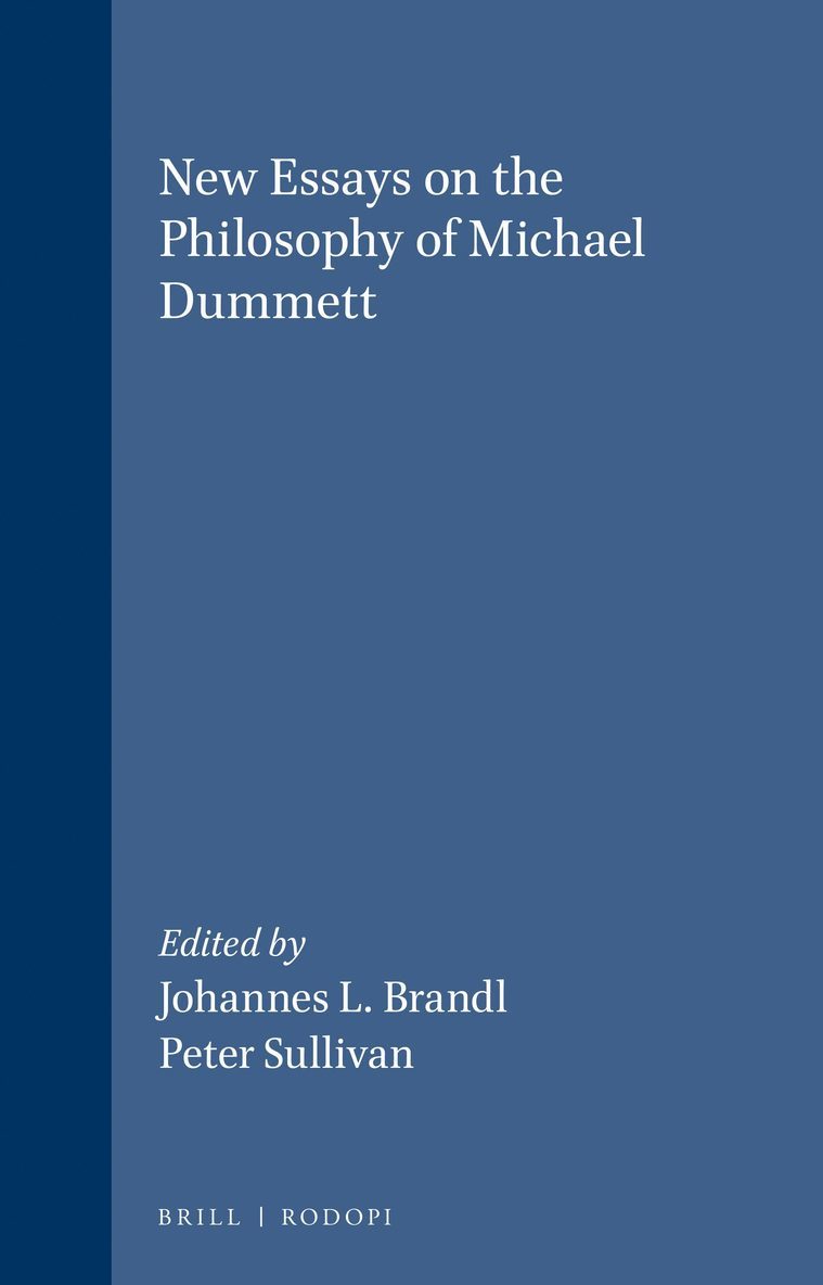Johannes L. Brandl, Johannes L Brandl - New Essays on the Philosophy of Michael Dummett, Häftad