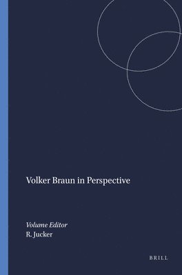 bokomslag Volker Braun in Perspective