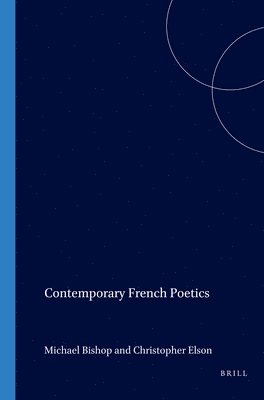 bokomslag Contemporary French Poetics